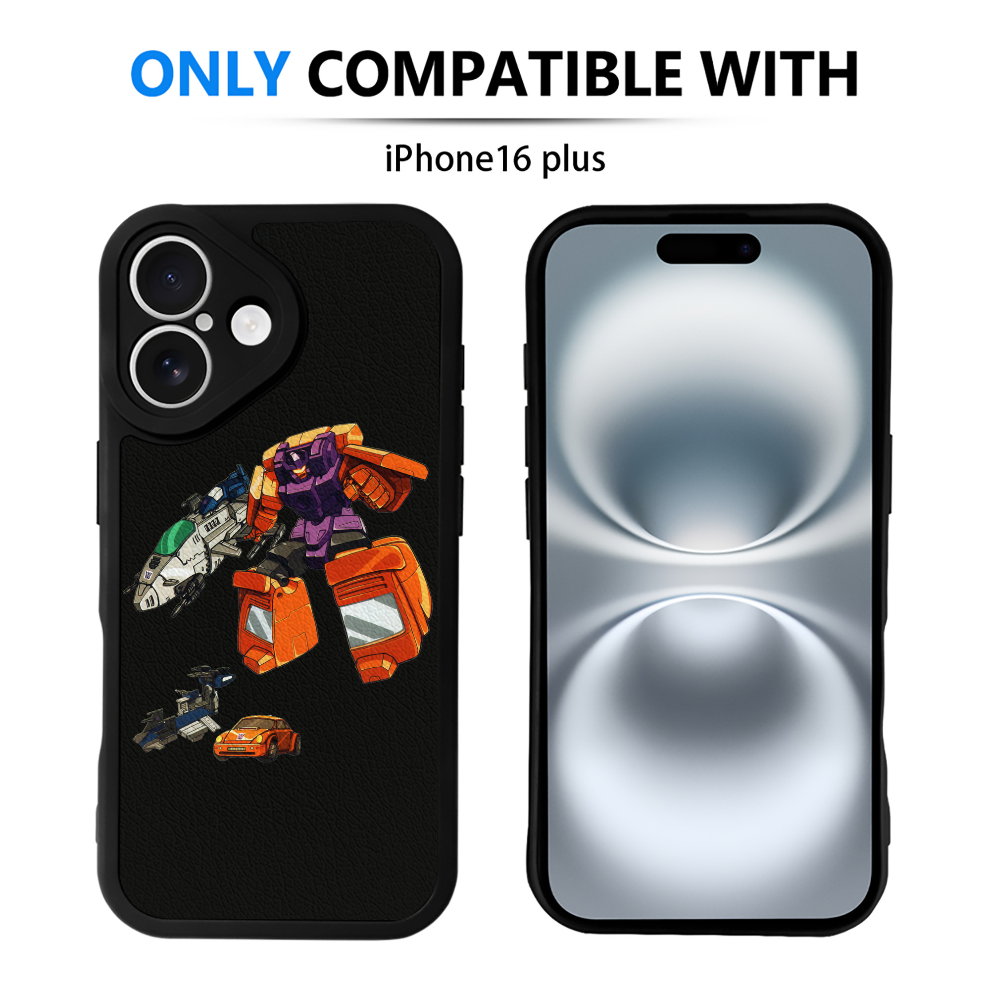 （画像用）  【iPhone 16シリーズ対応】シリコンスマホケース（レザー調） 材質：シリコン